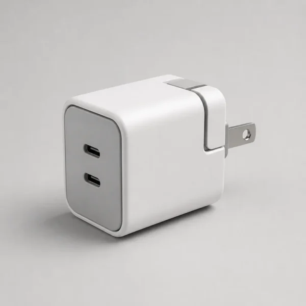 GaN Travel Charger product render