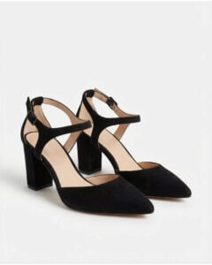 Avenue Strap Pump, Jet Black