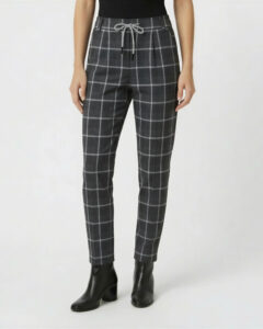 City Drawstring Trousers, Charcoal