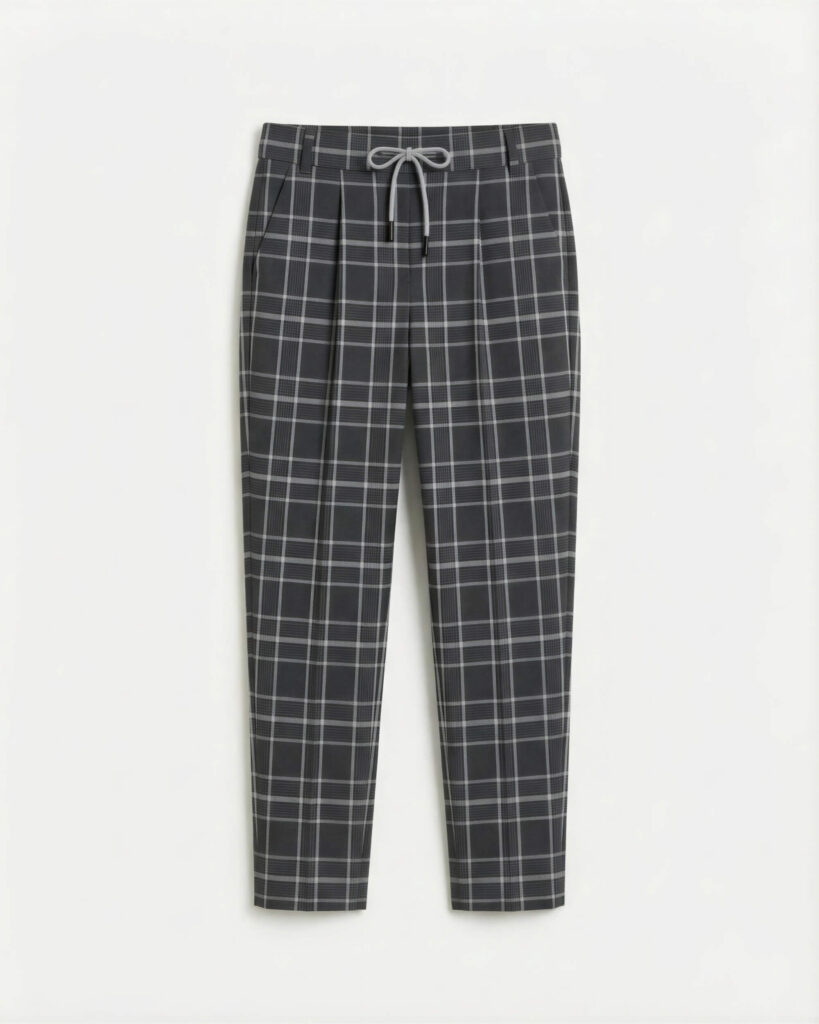 City Drawstring Trousers, Charcoal