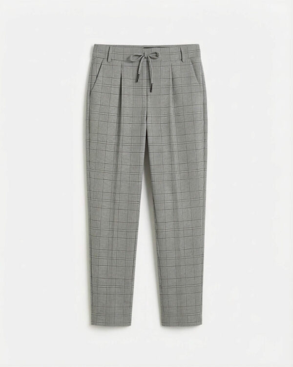 City Drawstring Trousers, Gray