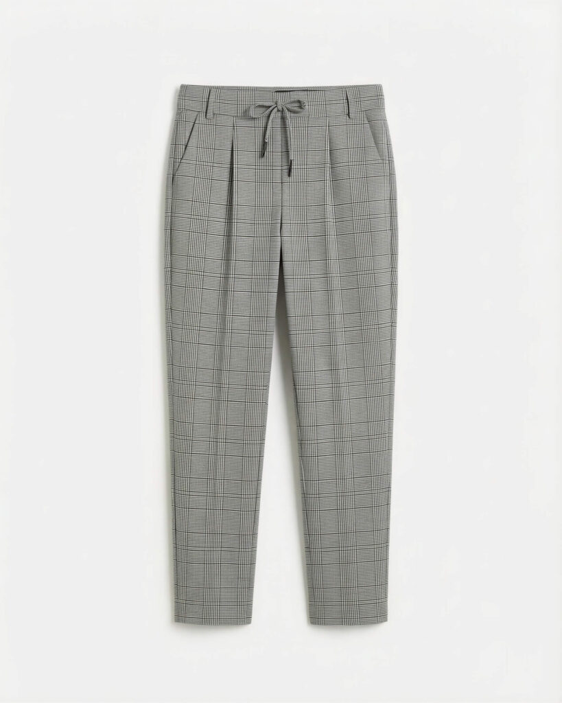 City Drawstring Trousers, Gray