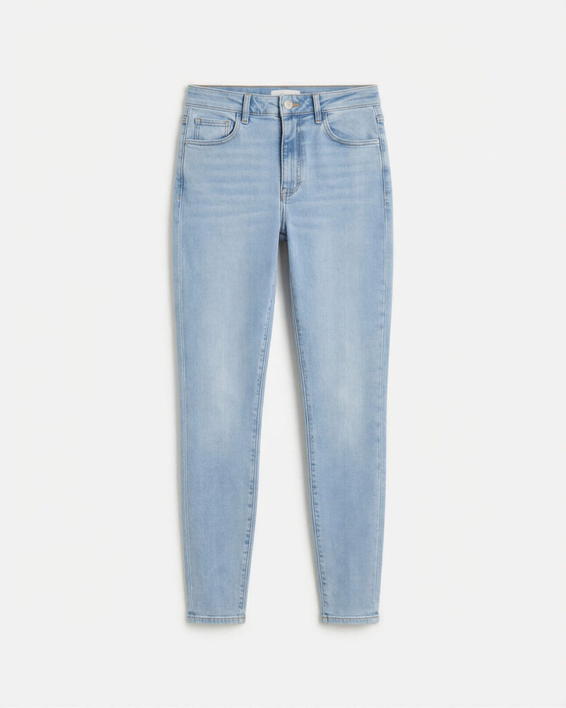 Everyday High Rise Skinny Jeans, Light Blue Wash