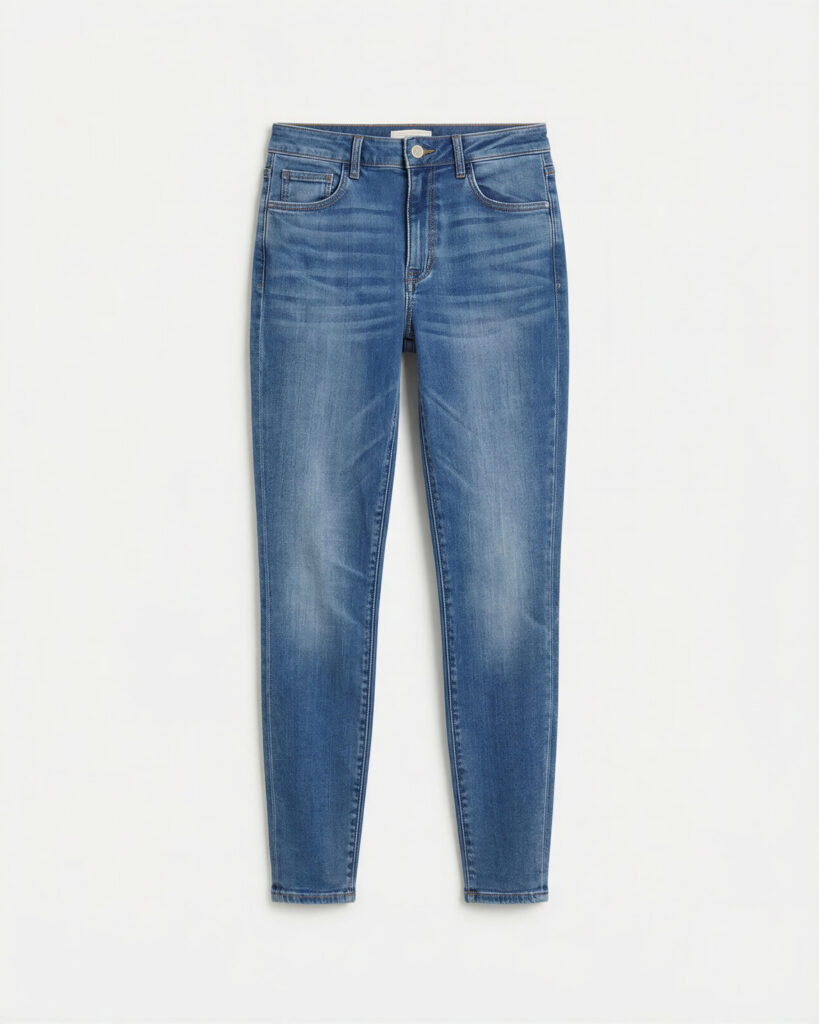 Everyday High Rise Skinny Jeans, Mid Blue Wash