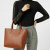Everyday Structured Tote, Cognac