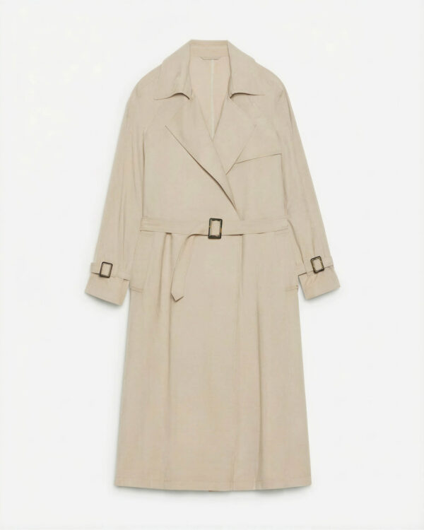 Lightweight Trench Coat, Sand