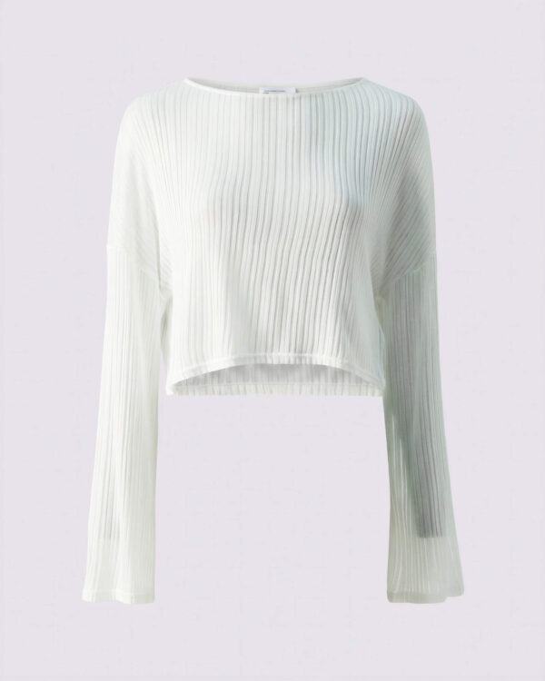 Ribbed Crop Sweater