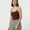 Sculpt Cami Top, Burgundy