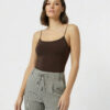 Sculpt Cami Top, Chocolate Brown