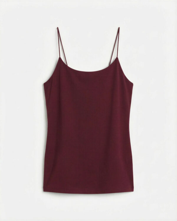 Sculpt Cami Top, Burgundy