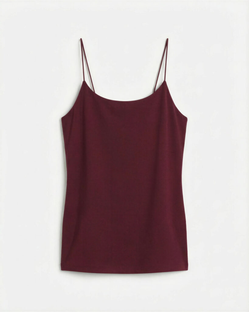 Sculpt Cami Top, Burgundy