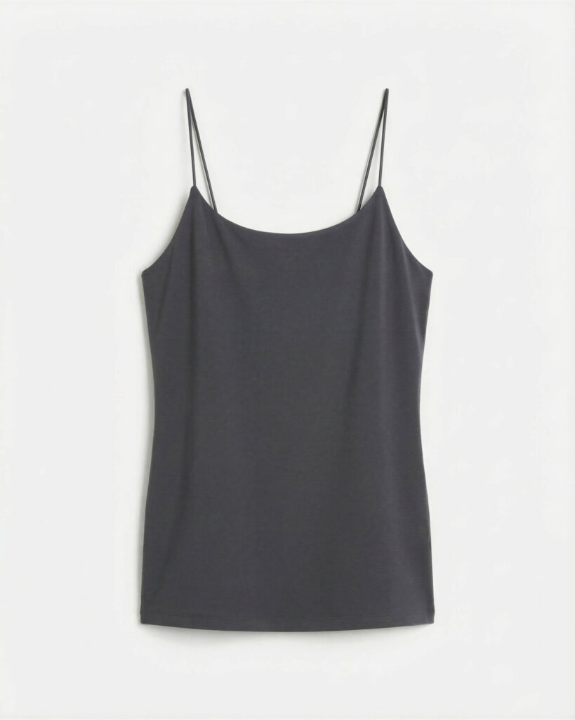 Sculpt Cami Top, Charcoal