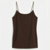 Sculpt Cami Top, Chocolate Brown