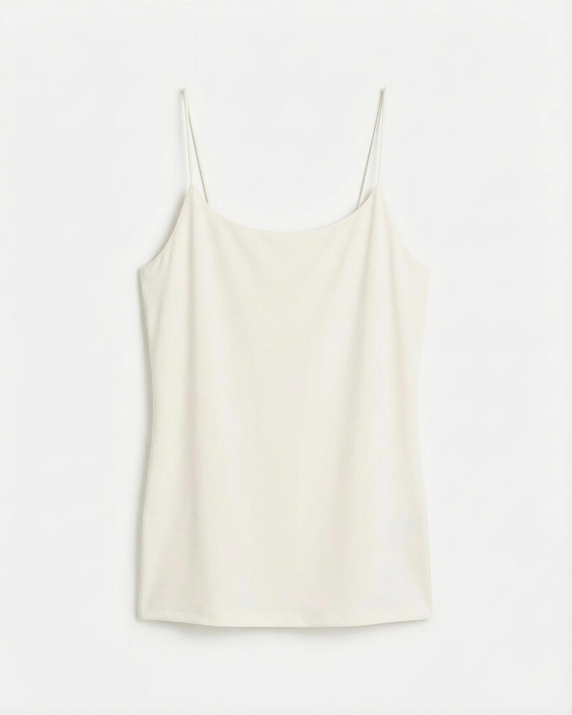 Sculpt Cami Top, Ivory