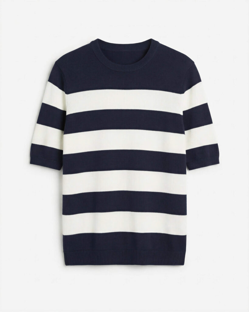 Striped Knit Tee