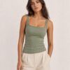 Minimal Square-Neck Tank women's product image