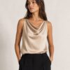 Draped Satin Shell women's product image