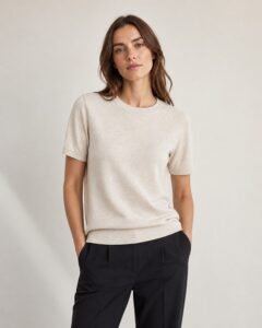 Clean Crew Knit Tee women's product image