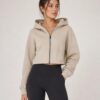 Cropped Utility Zip Hoodie women's product image