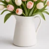 Blush Tulip Bouquet container detail