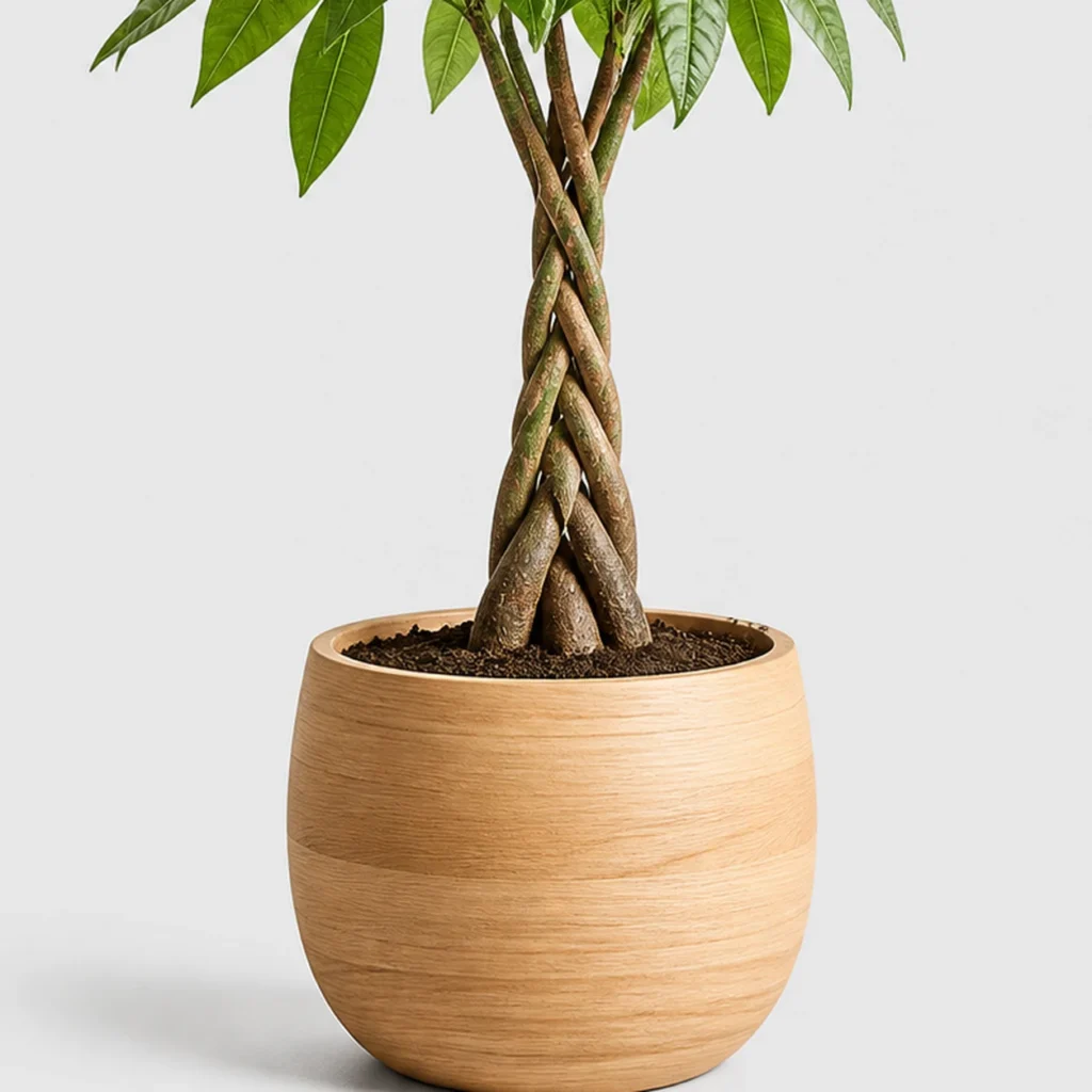 Braided Money Tree container detail