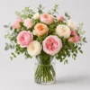Garden Rose Bouquet front view