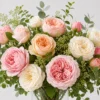 Garden Rose Bouquet detail view