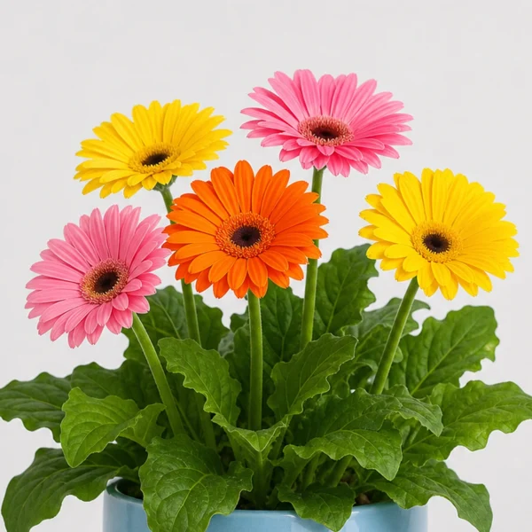 Gerbera Daisy Pot detail view