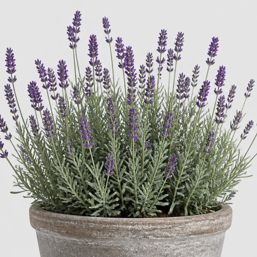 Lavender Patio Pot detail view