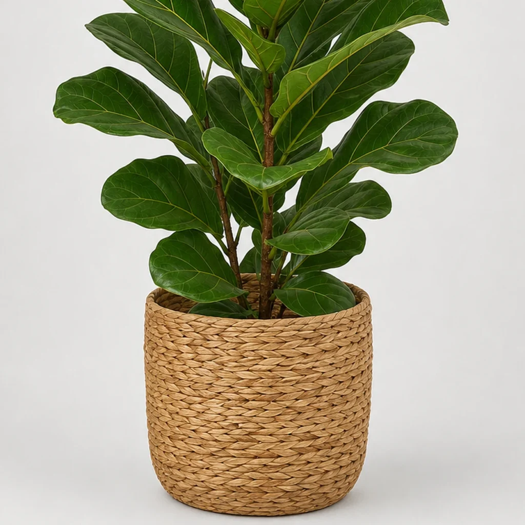 Lyra Fiddle Leaf Fig container detail