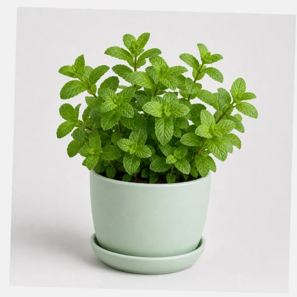 Mint Kitchen Pot styled view