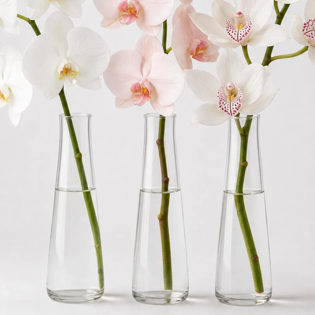 Orchid Stem Bouquet container detail
