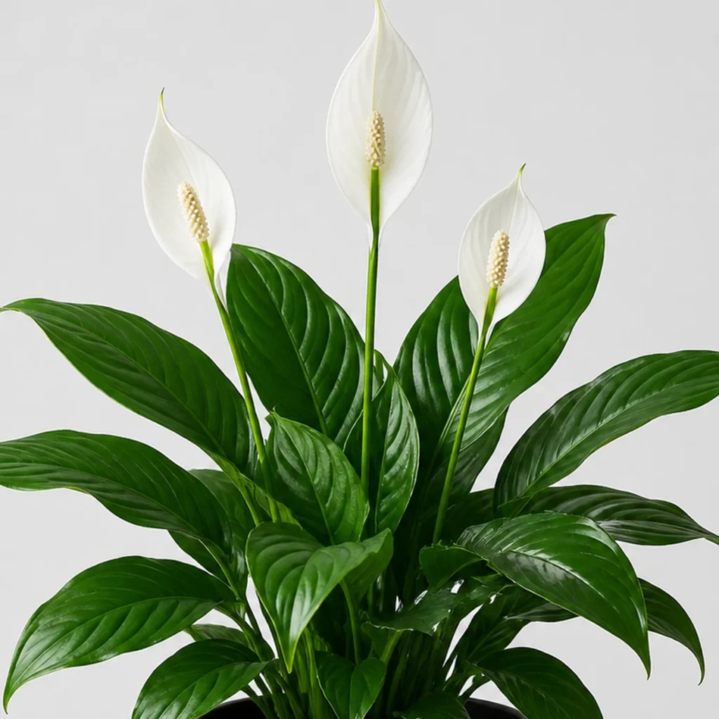 Peace Lily Bloom detail view