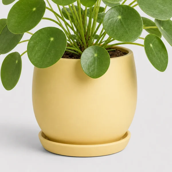 Pilea Moon Coin container detail