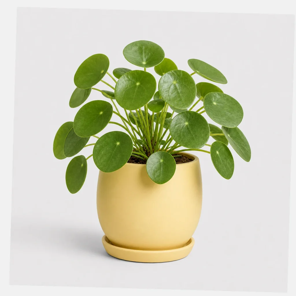 Pilea Moon Coin styled view