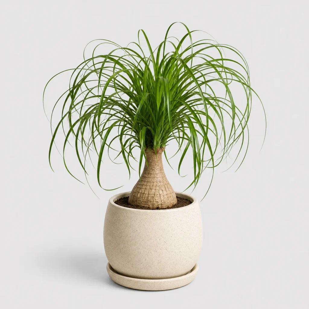 Ponytail Palm front view