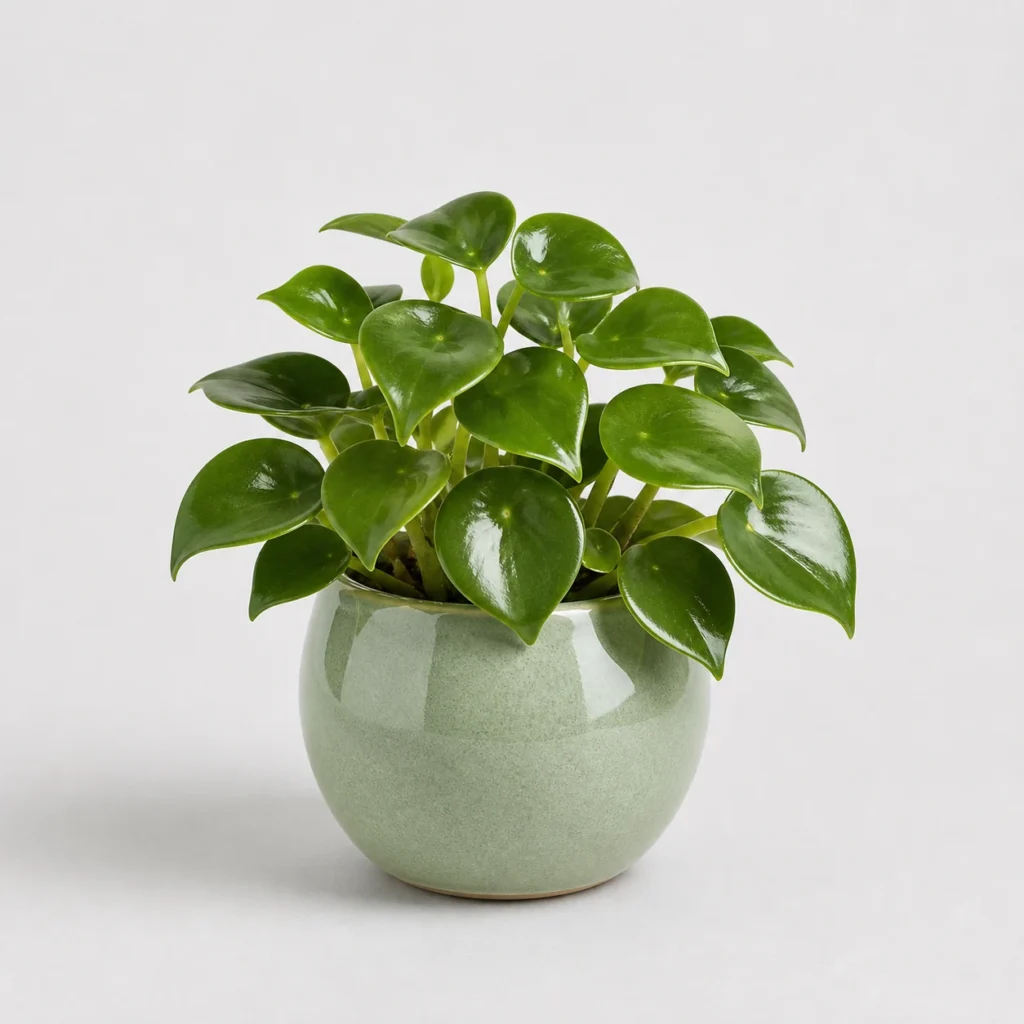 Raindrop Peperomia front view