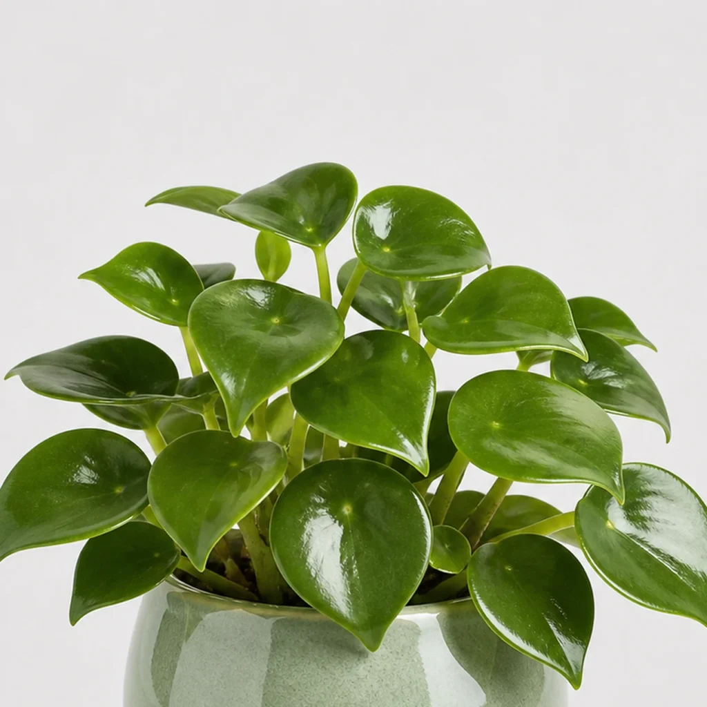 Raindrop Peperomia detail view
