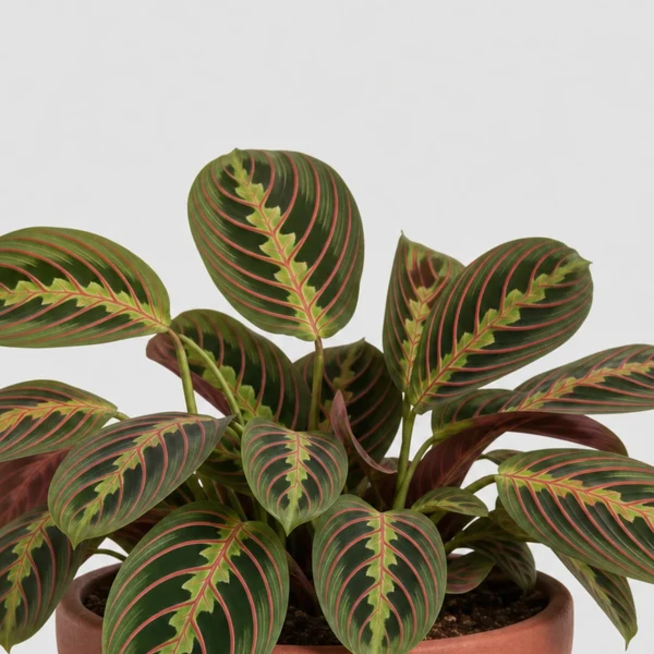 Red Prayer Plant detail view