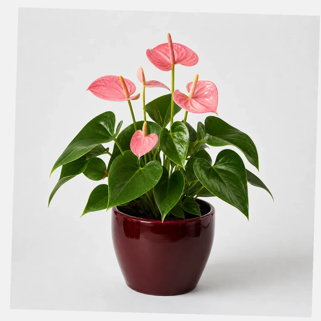 Rose Anthurium styled view