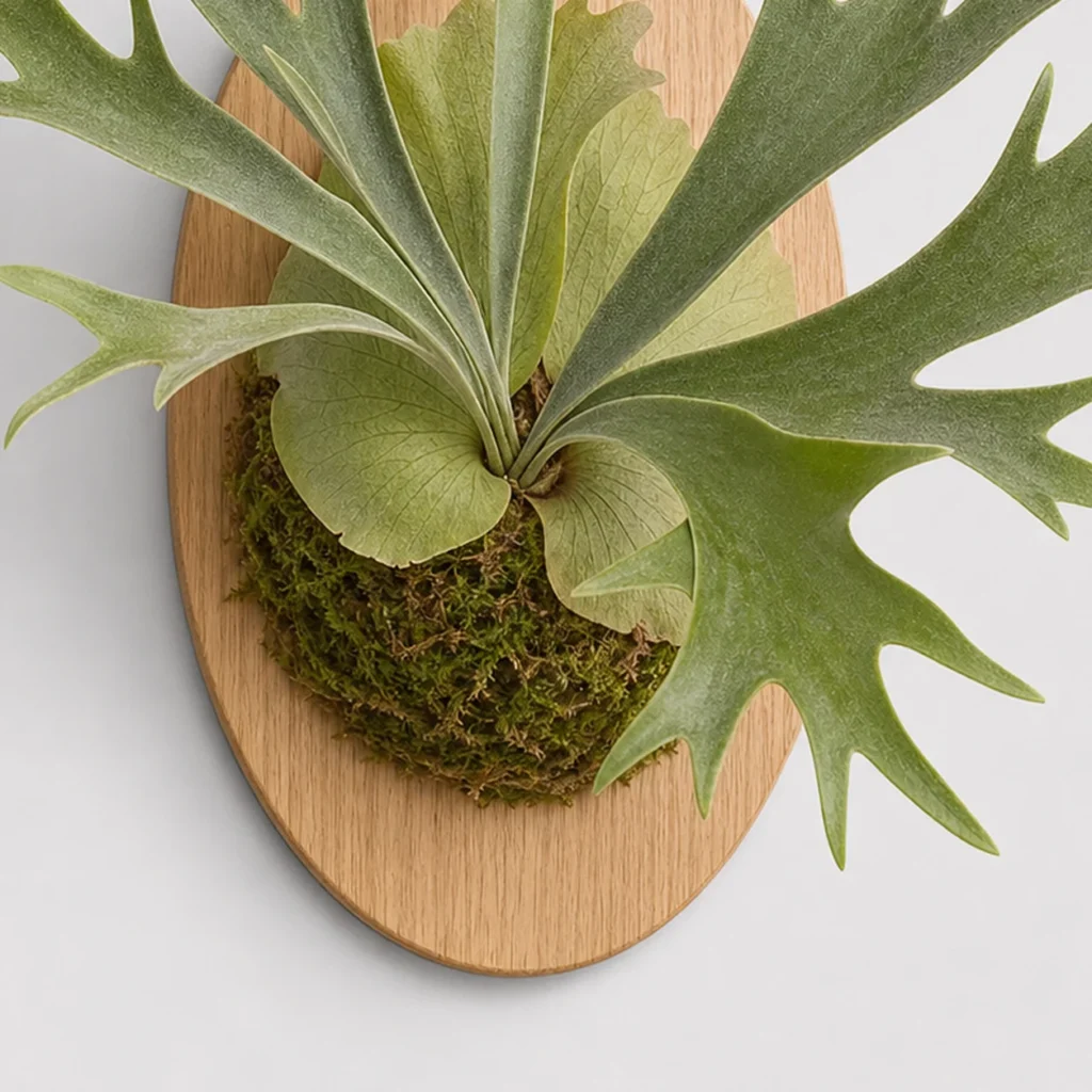 Staghorn Fern Mount container detail