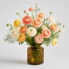 Sunlit Ranunculus Bouquet front view