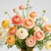Sunlit Ranunculus Bouquet detail view