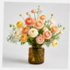 Sunlit Ranunculus Bouquet styled view