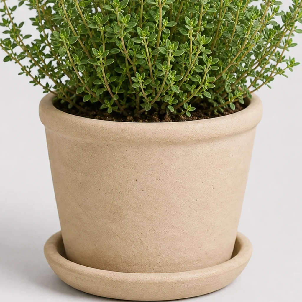 Thyme Kitchen Pot container detail