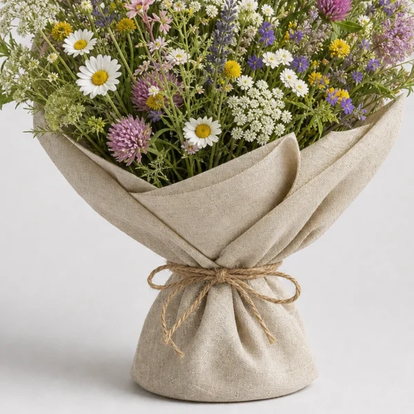 Wildflower Meadow Bouquet container detail