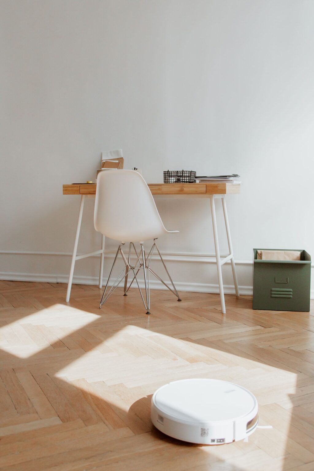 Writing desk in afternoon sun