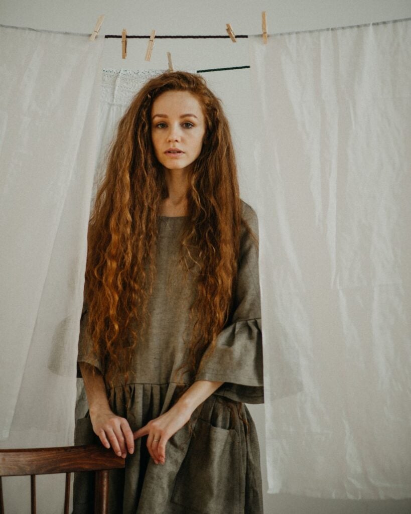 Tove Linen Smock Dress
