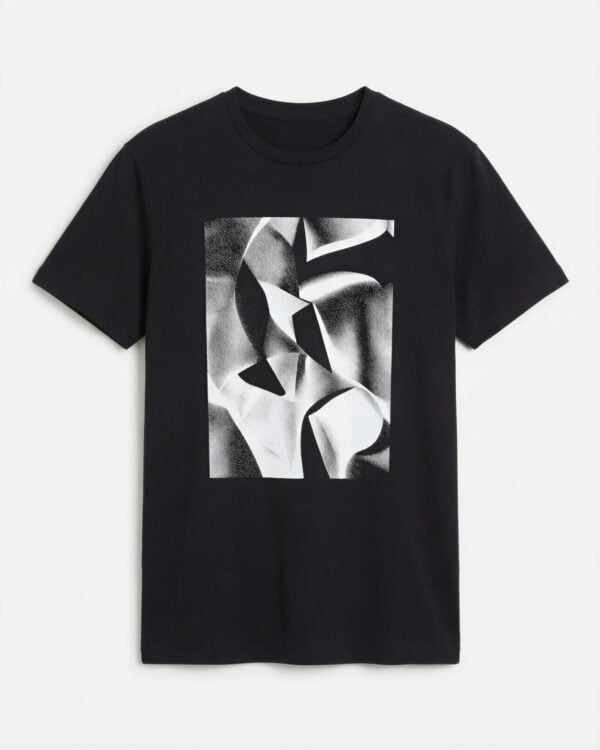Classic Graphic Crew Tee in Black product photo