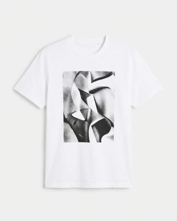 Classic Graphic Crew Tee in White product photo